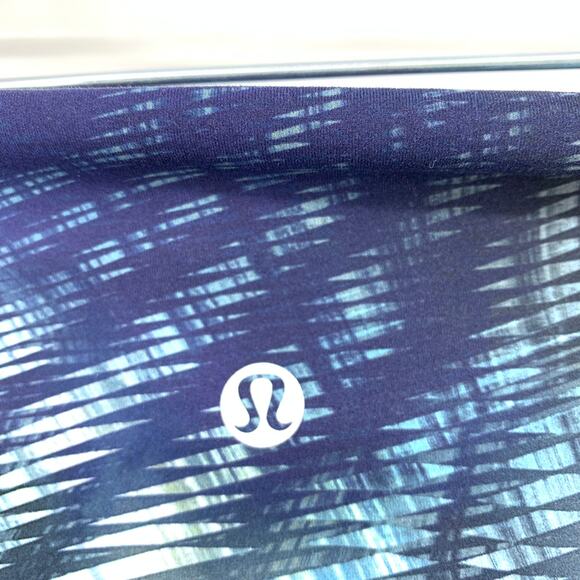 Lululemon Athletica Sz 12 Wunder Train High-Rise Tight Shapeshifter Blue Multi - Picture 4 of 7